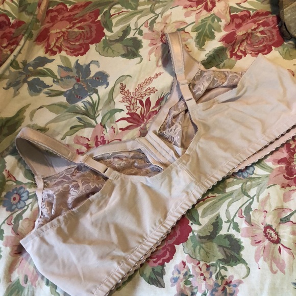 GLAMORIZE Size 56DD Bra Front Hook Comfort Style# 27-4444-9 Beige Lace NEW - Picture 16 of 16